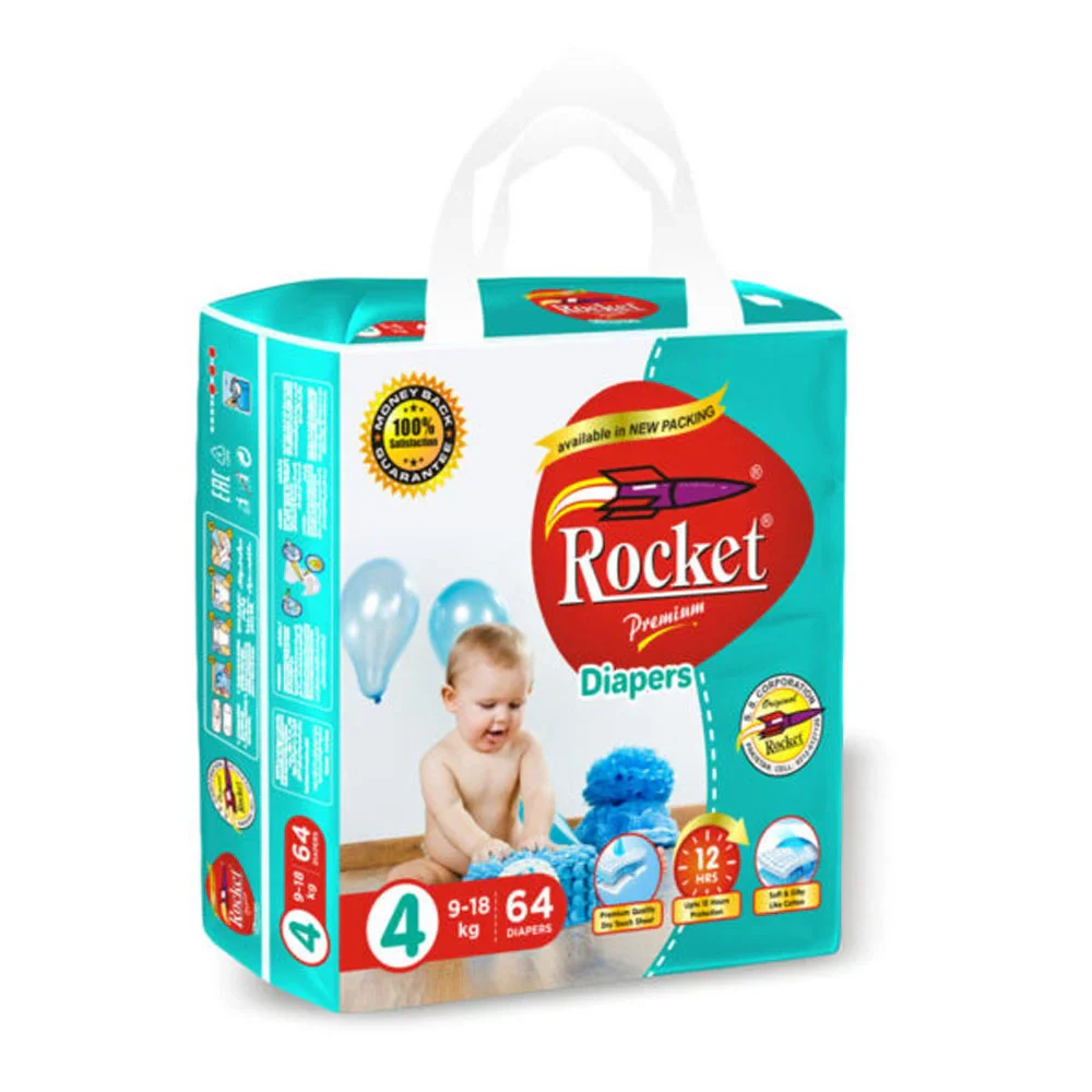 Rocket Premium Diapers Size 5 XL (52 Pcs)