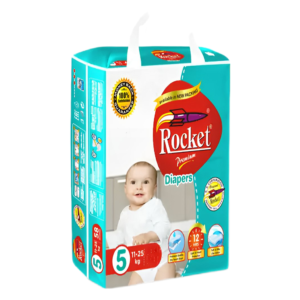 Rocket Premium Diapers Size 5 XL (52 Pcs)