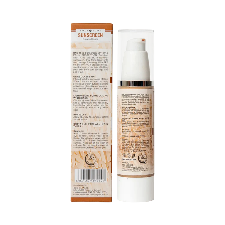 BNB Rice Extract Sunscreen Serum SPF-60
