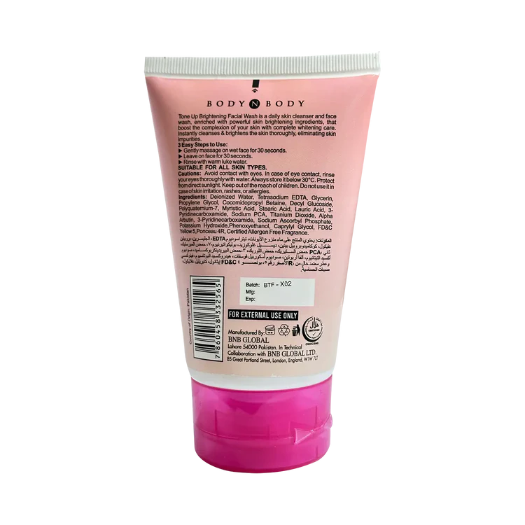 BNB Tone Up Facial Wash 100mL